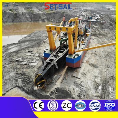 China Customization CTS Slot Type 24 Inch Cutter Suction Dredger with Hydraulic Anchor Boom for sale