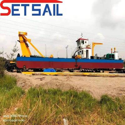 China Underwater Excavation Cutter Suction Dredger with 55m Head and 2000m Discharge Distance for sale