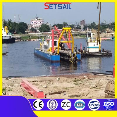 China Multi Function 26 Inch Amphibious Cutter Suction Dredger with 350 Kw Cutter Head Power for sale