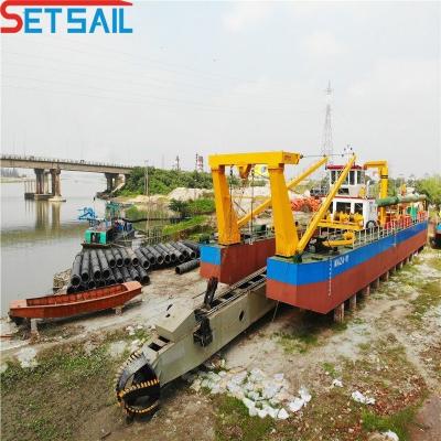 China Water Flow 3000 Cubic Meter Per Hour Hydraulic Diesel Engine Underwater Pump Sand Dredger for sale