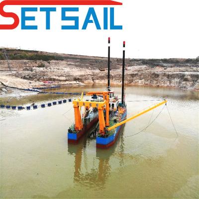 China PLC Simense Mute Cts Set Sail CCS Cutter Suction Sand Pump Dredger Samples US 100000/Piece for sale