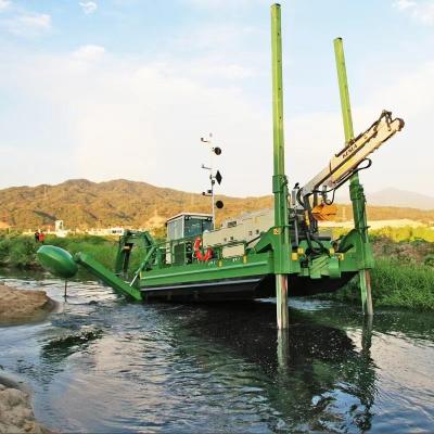 Cina Dredger di sabbia fluviale anfibio automatico completo per fossato e prestazioni in vendita