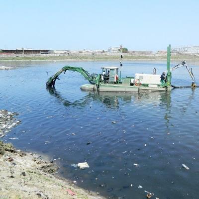 China Profundidad de dragado de 6 metros dragado anfibio polivalente para la protección del medio ambiente en venta