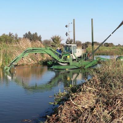 Cina Dredger anfibio con motore idraulico con flusso d'acqua di 800 m3 Costo di spedizione Tempo di consegna in vendita