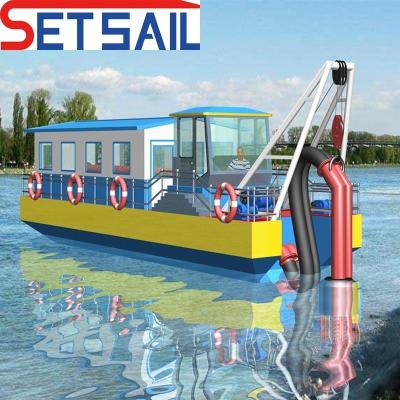 China Set Sail High Pressure Jet Water Pump Suction Dredger with Diesel Engine 85000.000kg for sale