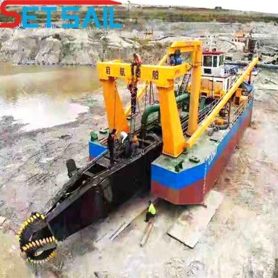 Κίνα 1100m3 χωρητικότητα Set Sail 20 Inch Sea Sand Dredging Dredger για εκτιμώμενο χρόνο παράδοσης προς πώληση