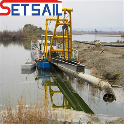 China High Pressure Water Pump Jet Suction Mud Dredger with 75kw-2000kw Main Engine Power for sale