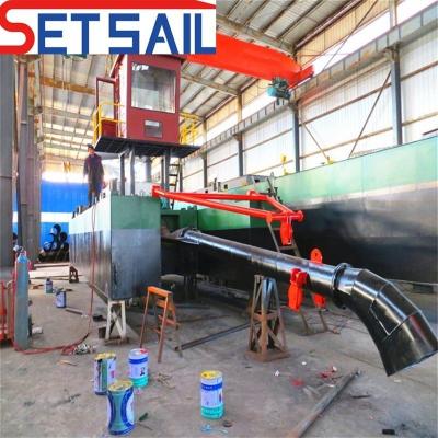 China Set Sail Suction Dredger with Water Jet Pump Package Size 3100.00cm * 750.00cm * 200.00cm for sale