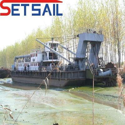 China Kleine grootte waterstroom 800m3 wiel emmer bagger voor rivier US levenslange klantenservice Te koop