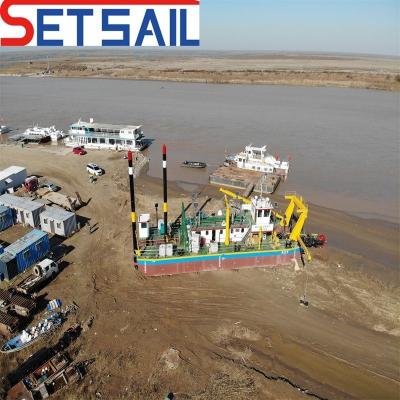 China Diesel Enging Hydraulic Bucket Wheel Dredger for Hard Silt in Pork River and Reservoir for sale