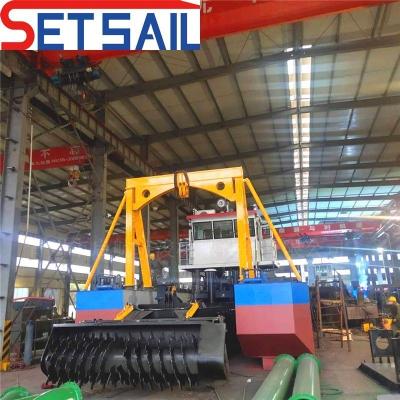 China Corrosion Resistent Trailing Hopper Suction Mud Dredger QHTHD-60 with Diesel Engine for sale