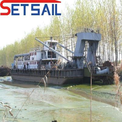 China 800m3-20000m3 Water Flow Hydrocyclone Sand Pump Wheel Bucket Dredger for River Clay for sale