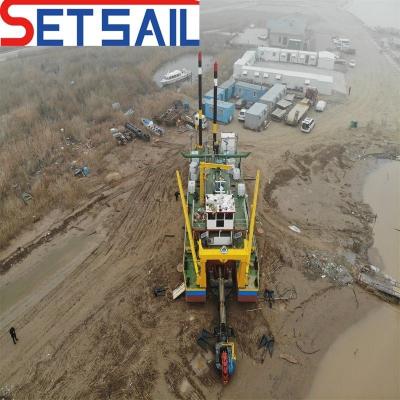 China 20kw-200kw Harbour Generator Rexroth Hydraulic System Wheel Bucket Lake Clay Dredger for sale