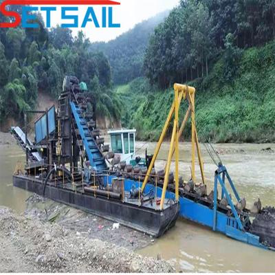 China 37kw-200kw Escavação motor principal cadeia de potência balde rio mineração dragagem para ouro e diamante à venda