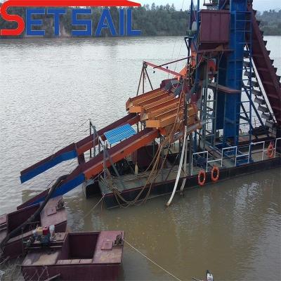 China Bucke Chain Reservoir Sand Diamond Dredge Machinery for River Stone Certified ISO CE for sale