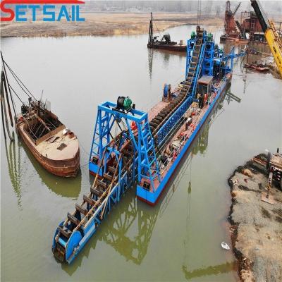 China 75kw-240kw Electric Power Chain Bucket Sand Ship with Trommel Screen within Your Budget for sale