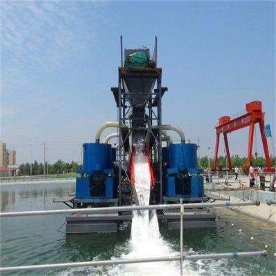 China Dredger de mineração de ouro fluvial de alta produtividade com capacidade de equipamento de jigging de 60m3-300m3 à venda