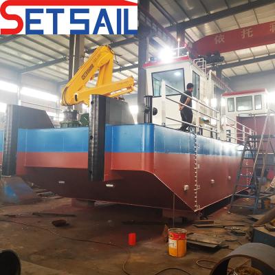 China Cummins Diesel Engine Multi-Fuction Service Working Boat with Sturdy Alloy Steel Hull for sale