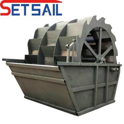 China 1000mm Screw Diameter AC Motor Low Failure Electric Power Wheel Sand Washing Machine for sale