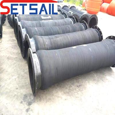 China High Tensile Textile Cord Reinforced 8 Inch 34 Inch Slurry Suction and Discharge Rubber Hose Pipe for sale