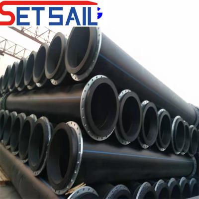 China Flange Connection HDPE Dredging Pipe for Cutter Suction Dredger 120.000kg Gross Weight for sale