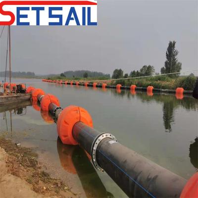 China Customized Request HDPE Material Dredging Pipe with Flange Connection from Original for sale