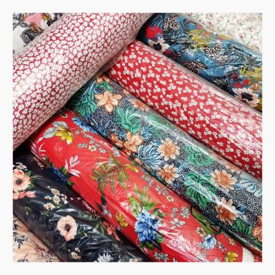 China Hot Sale QUICK DRY Viscous Fabric Women's Stream Printing China Skirt Rayon Fabric For Dresses for sale