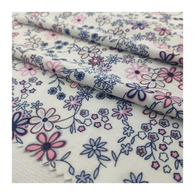 China Factory Direct Wholesale QUICK DRY Custom Viscous Poplin Floral Rotary 100 Rayon Fabric For Women Dress for sale