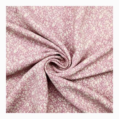 China 100% Rayon QUICK DRY Rich Crepe Printed Fabric Low MOQ high quality for women dress shirts for sale