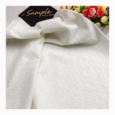 China High Quality Breathable Cotton Embroidery For Dress Fabric for sale