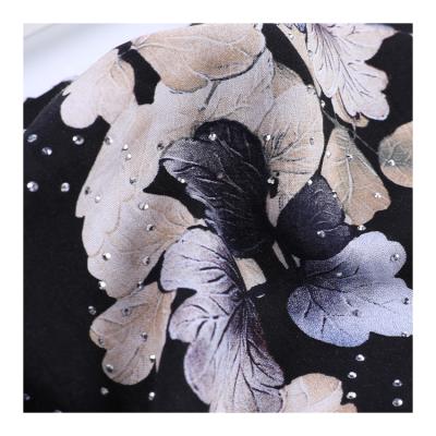 China Hot Sale QUICK DRY Rayon Fabric With Good Quality Stone Woven Viscous Digital Printed Fabric For Women for sale