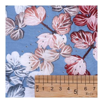 China QUICK DRY Wholesale Woven Technics Printed Rayon Challis Custom Fabric Digital Printing Fabric For Blouses for sale