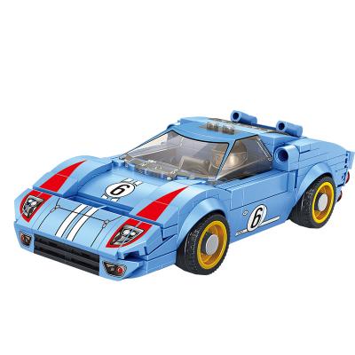 China Building Toy Panlos 666006 building block car assembled with ABS plastic GT40 car sports car toy model for sale