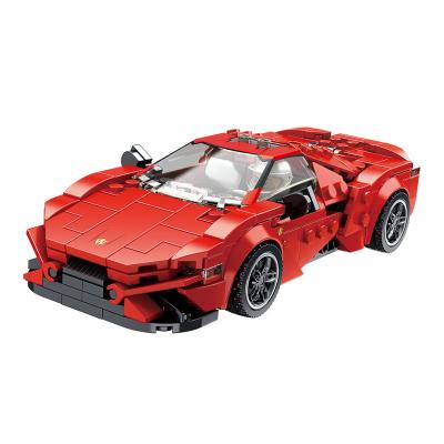 China Building Toy Panlos 666011 super running model lecan assembling car plastic children's building block sports car toy for sale