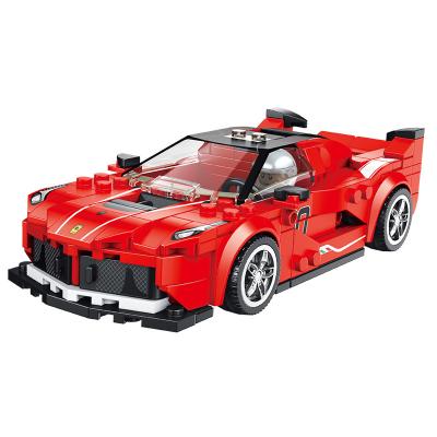 China Building Toy Panlos 666015 Building Block Car ABS Sports Car Children's Toy Plastic Model Brick for sale