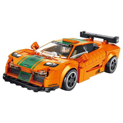 China Plastic Building Toy Panlos 666016 Building Block Car Set ABS Toy Racing Car Toy Model for sale