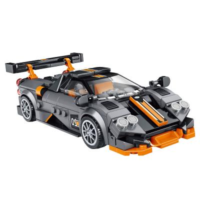 China Assembly Building Toy Panlos 666017building block car with ABS plastic car HYAYRA sports car toy model for sale