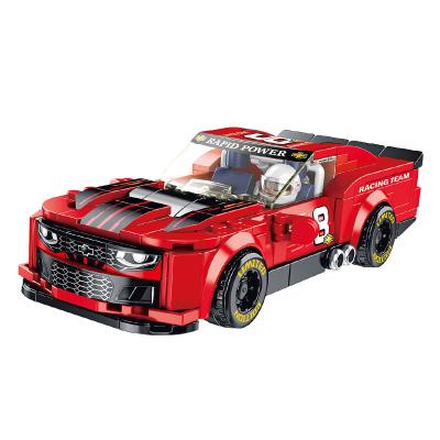 China Construction Toy Panlos 666023 building block car set ABS plastic sports car models children's toys for sale