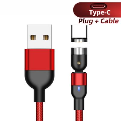 China MP3/MP4 Player 18WFast Charging 540 Rotate Micro Cable Horseshoe Magnetic Mobile Phone USB C USB Magnetic Cable for sale