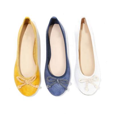 China The fashion of the best lightweight women's comfortable comfortable Anti-slippery shinning shoes women ballet flats girl's flats for sale