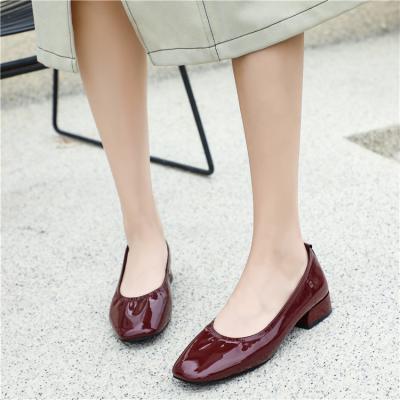 China Lady Flat Shoes Women's Soft Slip-on High Quality Genuine Leather Shoe Comfortable Anti-slippery Women's Shoes for sale