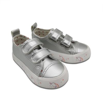 China China Wholesale Silver Low Top Fashion Comfortable Kids Casual Comfortable Shoe for sale