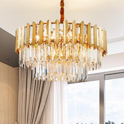 China Art Design Led Chandelier Lighting For Living Room Creative Home Gold Crystal Light Fixture Luxury Interior Decoration Lamp à venda