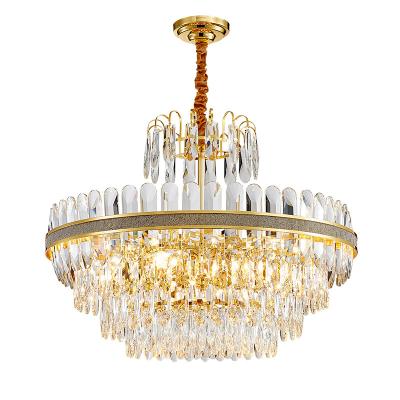 China Large Crystal Chandelier Lamp Light Home Lighting Fixture Living room Bedroom Dining for Modern Ceiling Chandeliers Designer à venda