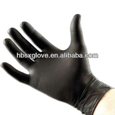 China Natural High Quality Black Latex Surgical Gloves Sterile Hand Disposable for sale