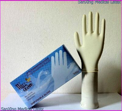 China Lightly powdered; textured surface; Right Hand Left Non Sterile Latex Examination Gloves Powdered 9