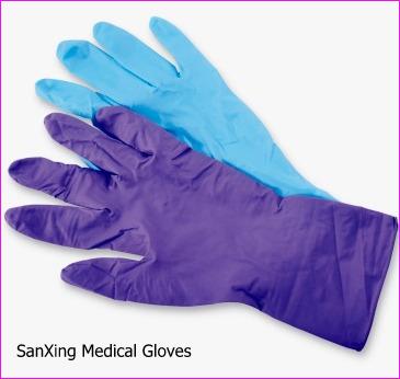 China cleanroom sterile disposable nitrile examination gloves powder free manufacturer NG-FM for sale