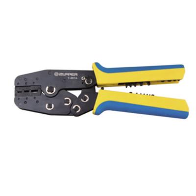 China ZUPPER T-007A Hand Crimping Tools Crimping Pliers Wire Cutter Crimper for sale