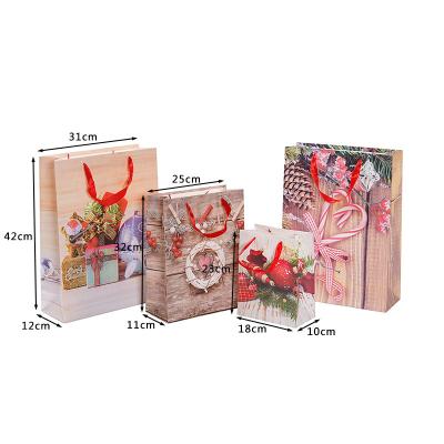 China Recyclable Hot Sale Sublimation Bags Christmas Paper Craft Bag for sale