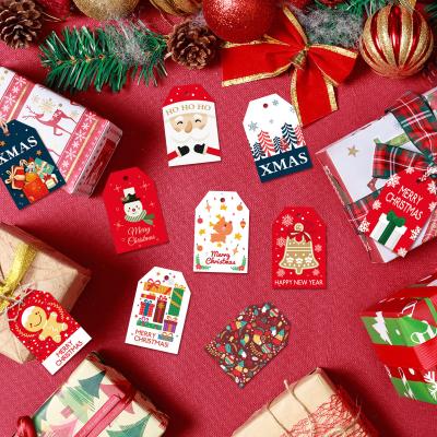 China Christmast Ornament Simple 2021 Paper Card Christmas Tree Christmas Tree Pendant Christmas Decorations Ornaments for sale